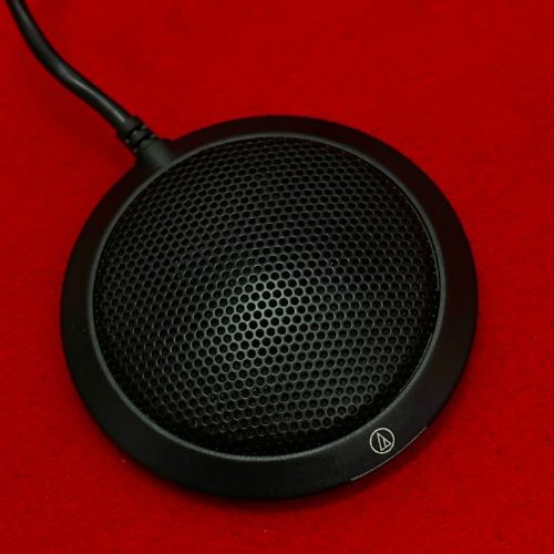 Microfone Condensador Audio-technica Atr4697-usb Omnidirecional de Mesa Para Reunião e Conferência 