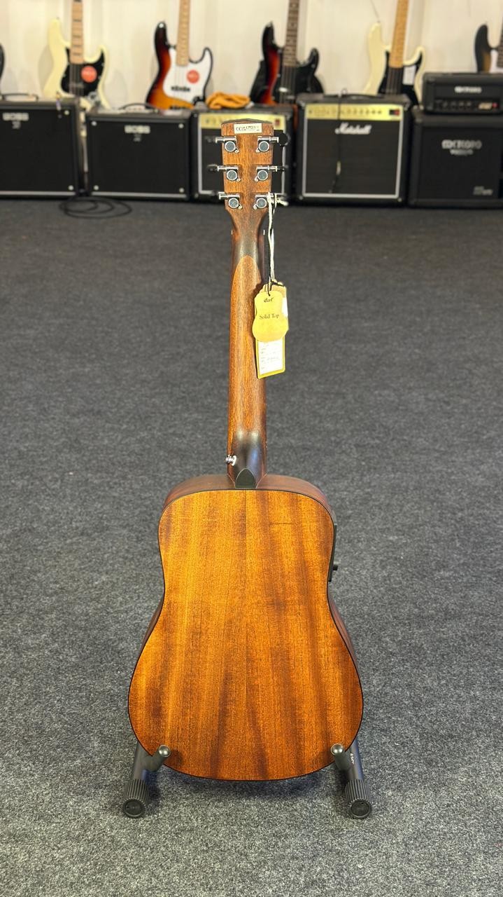 Violão Aço Cort Com Efeitos Earth go Open Pore Brown Burst Com Bag 