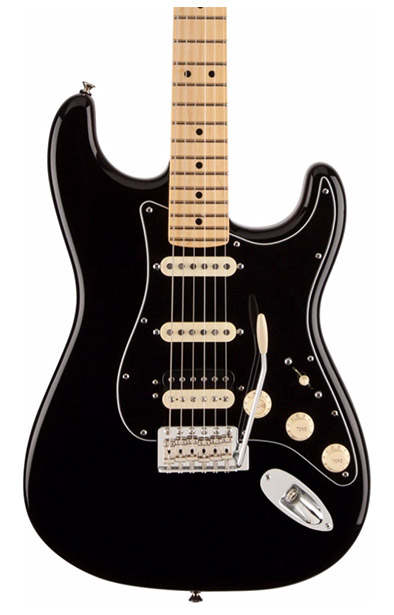 Guitarra Fender 017 3502 - am Pro Standard Stratocaster Hss Ltd Edition - 306 - Black 