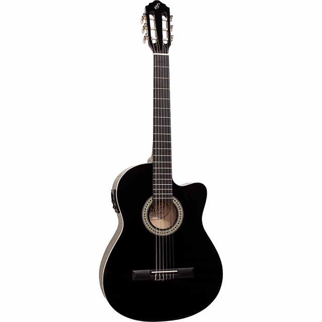 Violão Giannini Nf-14 Ceq Nylon Eletroacústico Preto 