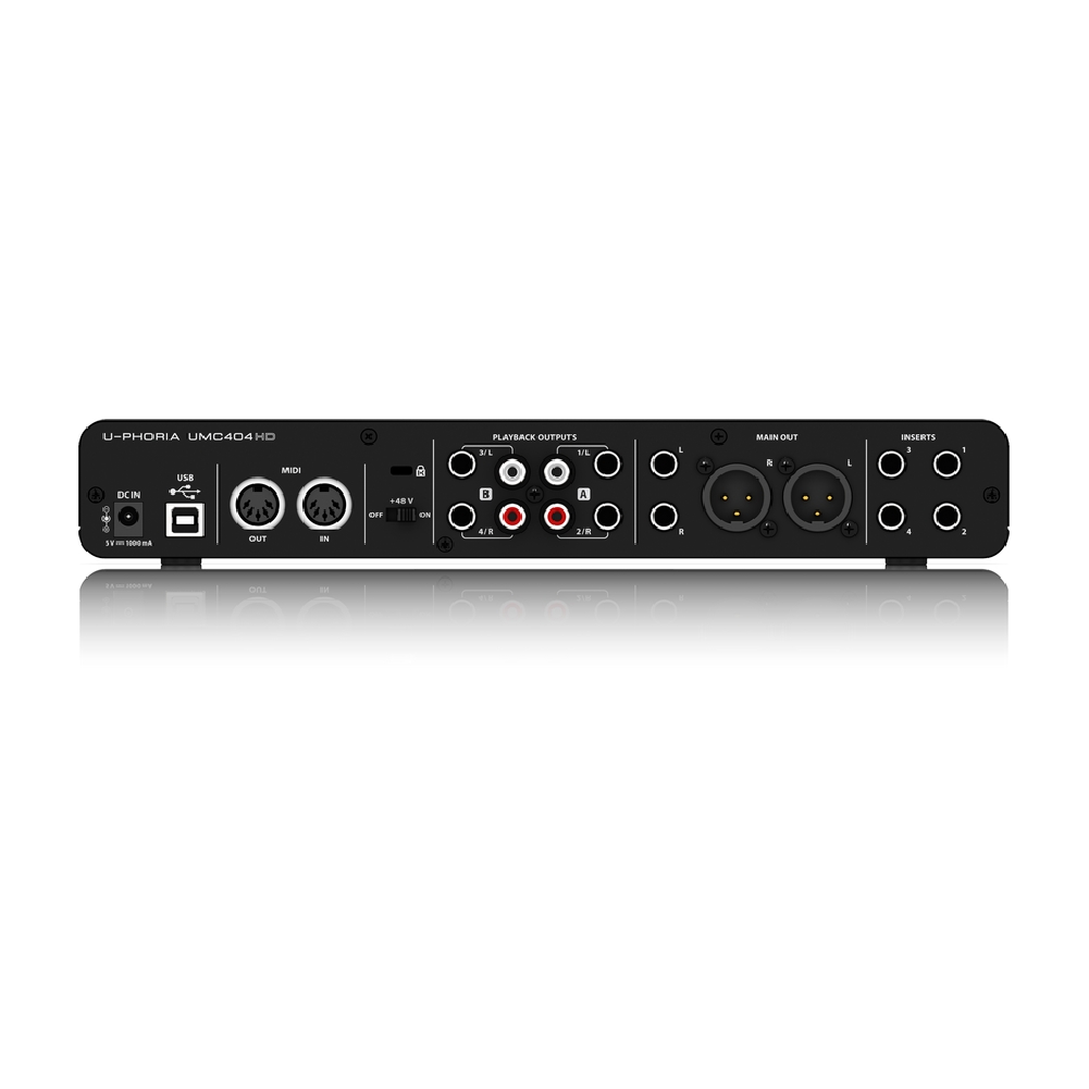 Behringer Umc404hd Interface de áudio Usb Midi 