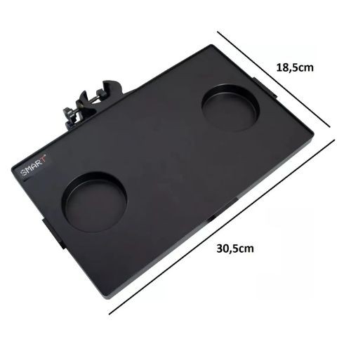 Bandeja Smart Sm-045 Para Pedestal Com Suporte Para 3 Microfones e 2 Copos 