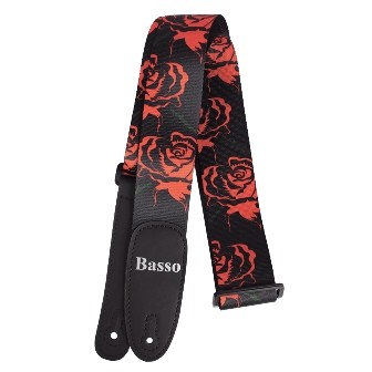 Correia Basso de 27 Pop Art Rosas Para Guitarra, Violão e Baixo 