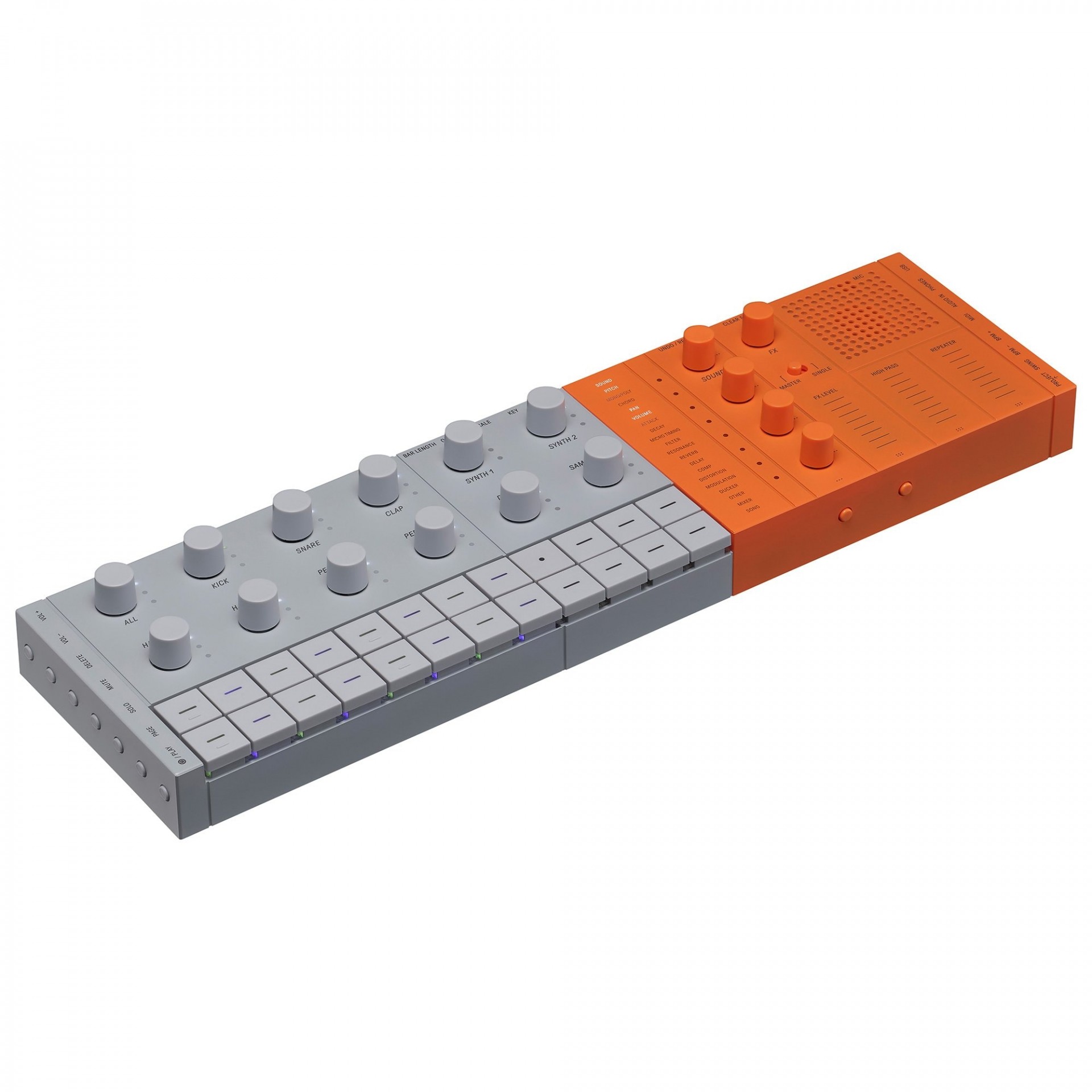 Teclado Controlador Yamaha Seqtrak Orange y2 