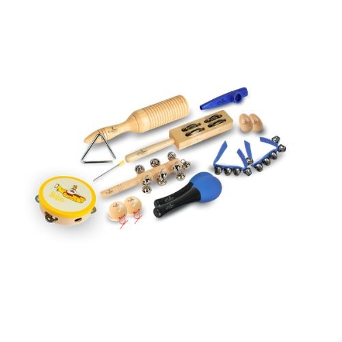 Kit Musicalização Infantil 10 Instrumentos Beatles - Blue Submarine Yellow 