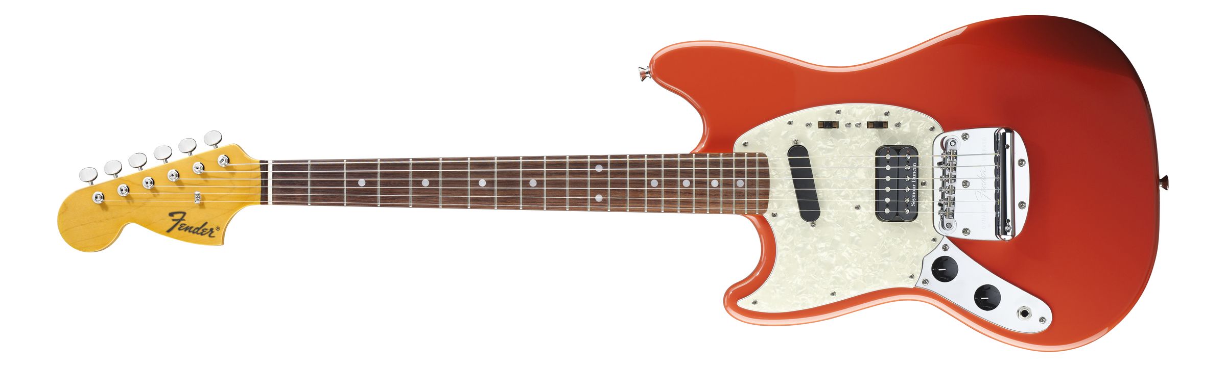 Guitarra Fender 025 1420 - Sig Series Kurt Cobain Mustang lh - 540 - Fiesta Red 