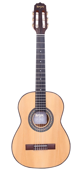 Violão Rozini Estudante Baby Nylon Acustico Rx205 Acn Natural Satin 