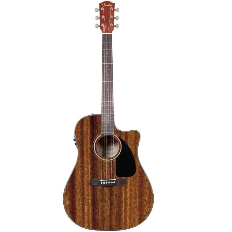 Violão Fender Cd60 Dreadnought Aço Elétrico Mahogany Com Case 