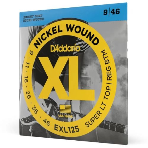 Encordoamento Para Guitarra 09-46 D'addario xl Nickel Exl125 
