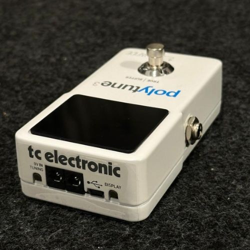 Pedal Afinador tc Electronic Polytune 3 Polifônico Com Buffer Bonafide Para Guitarra e Baixo 