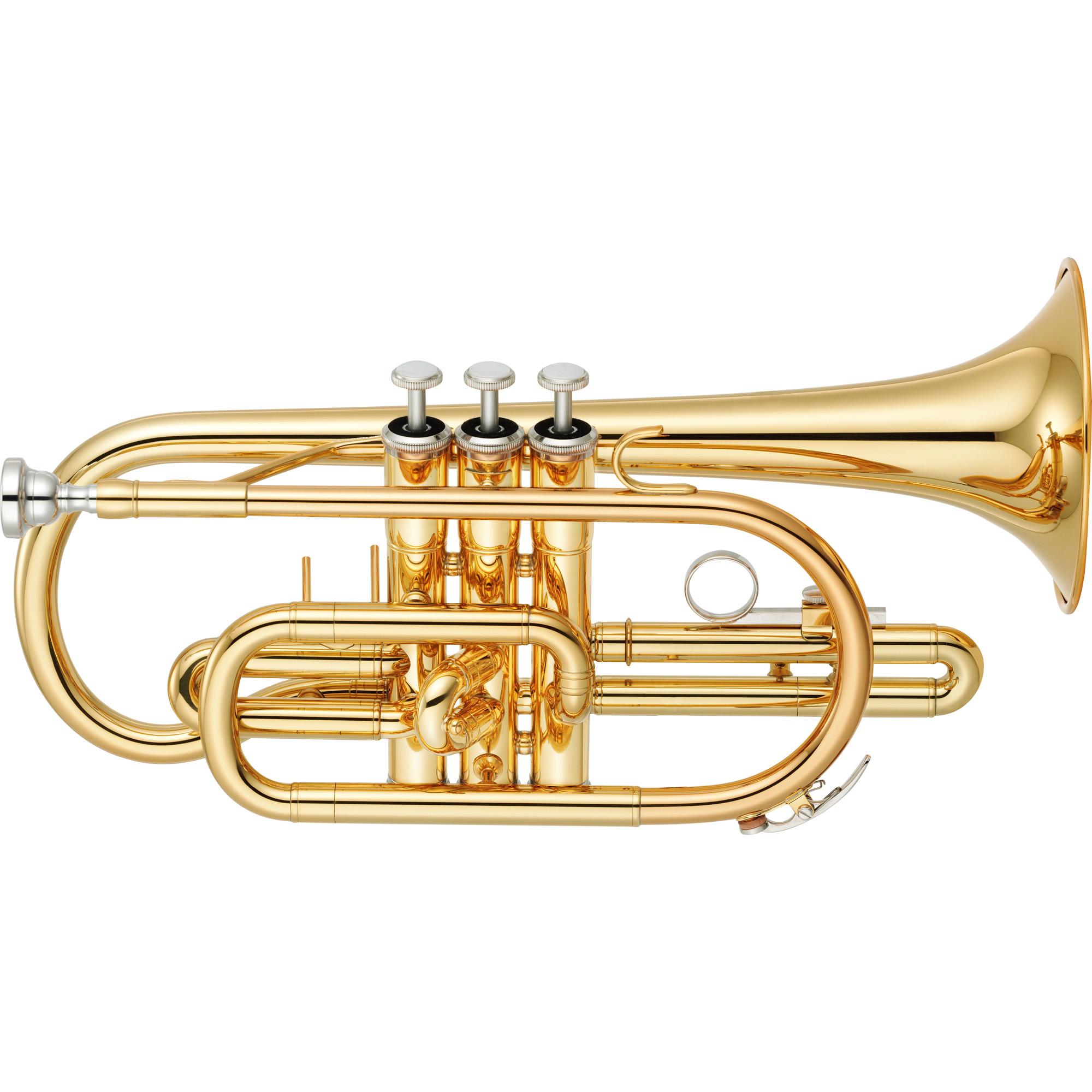 Trompete Cornet bb Hcr-900l Laqueado Harmonics 