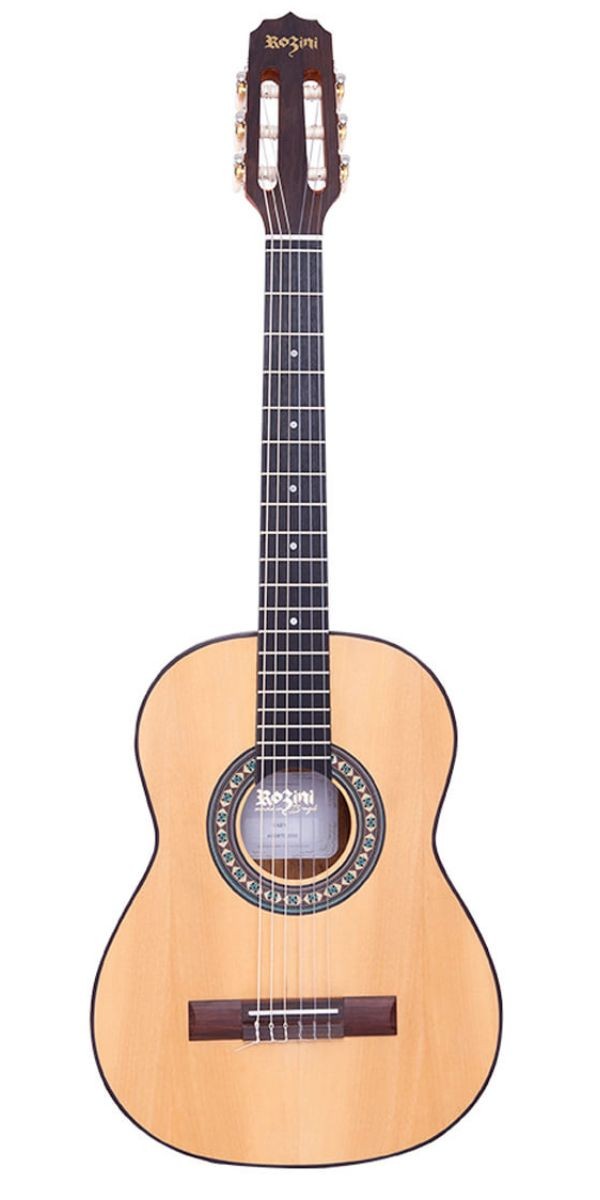 Violão Rozini Estudante Baby Nylon Acustico Rx205 Acn Natural Satin 