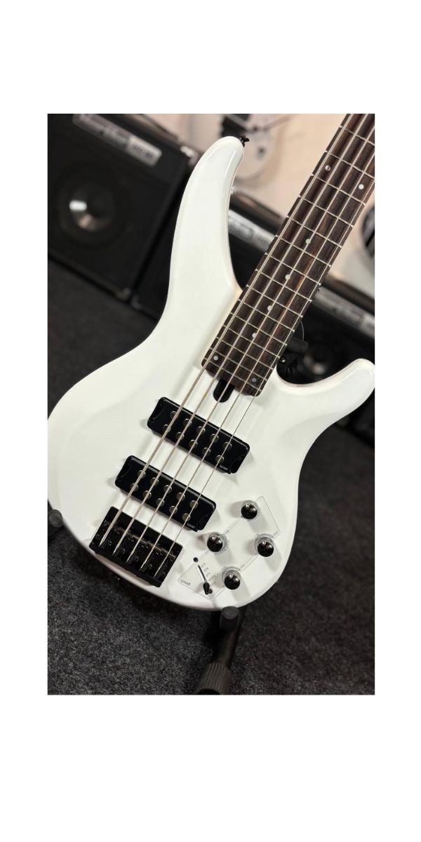 Baixo 5 Cordas Yamaha Trbx305 White 