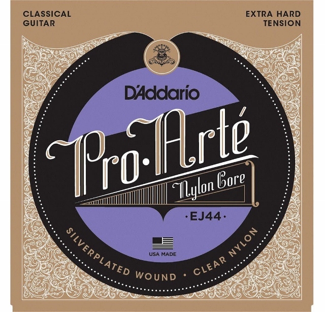 Encordoamento Violão Nylon D'addario Pro-arté Ej44 Extra Hard 