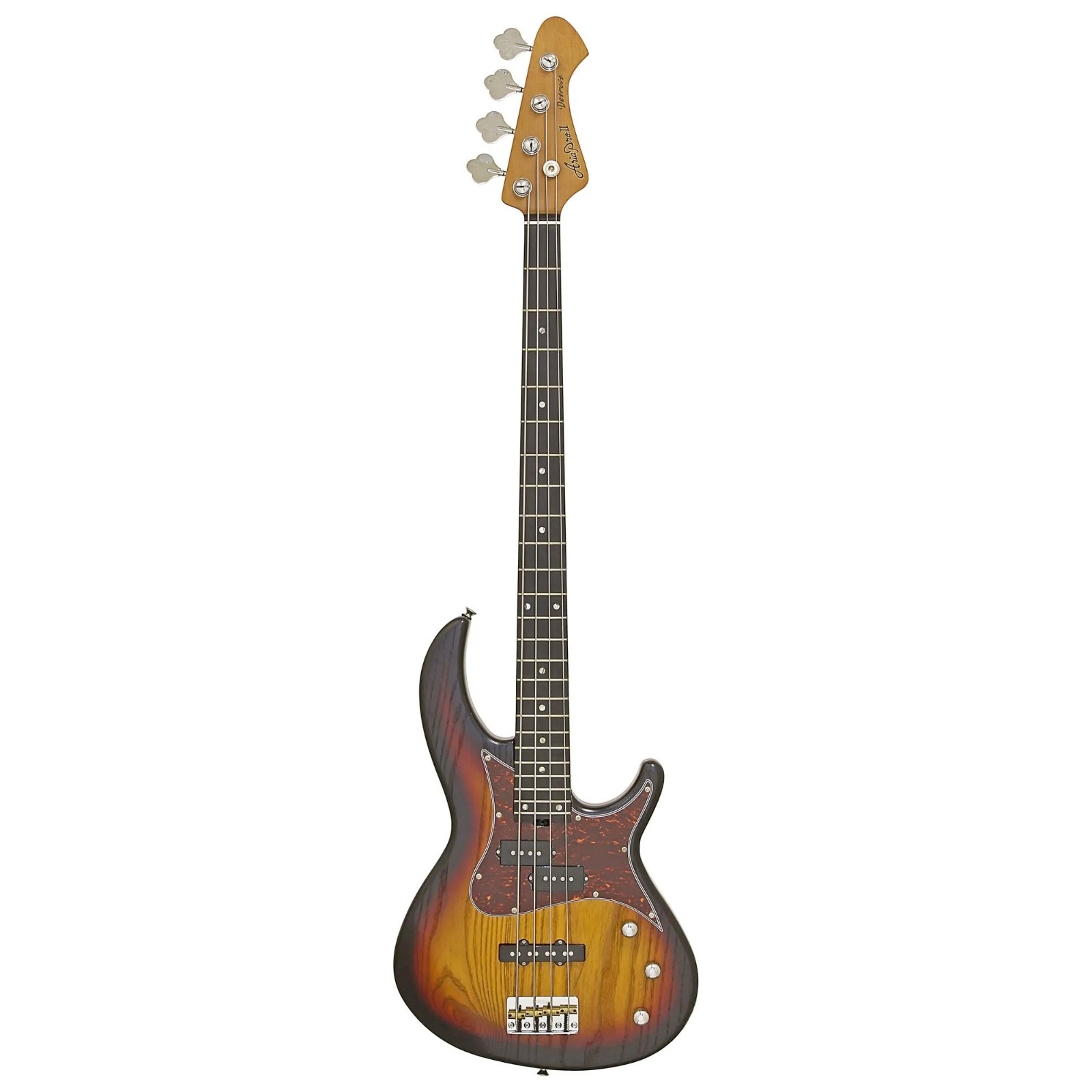 Baixo Aria Pro ii 313-mk2 Detroit 4 Cordas Open-pore Sunburst 