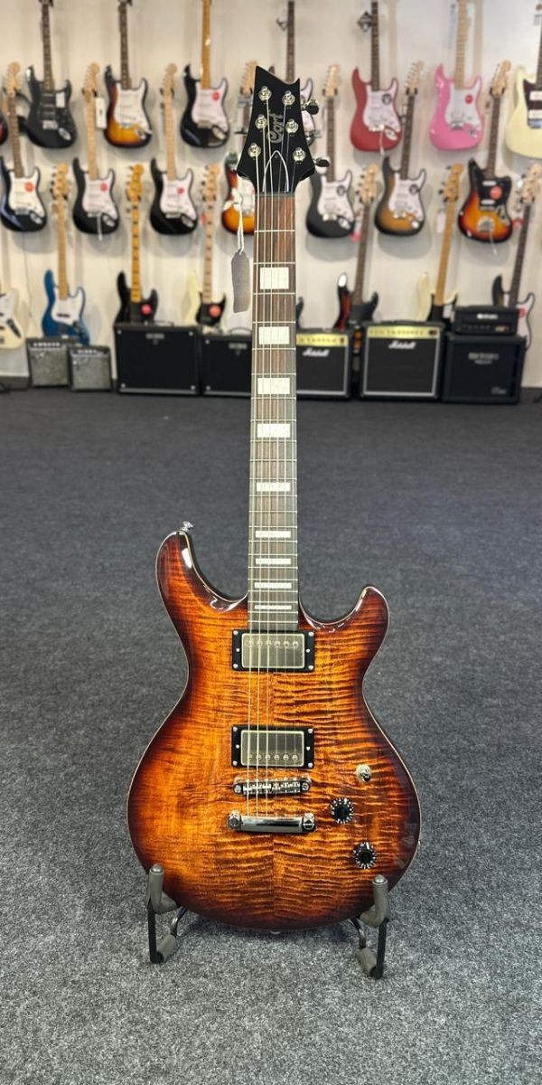 Guitarra Les Paul Cort M600 Tobacco Sunburst hh Premium Com Locking Tuners 