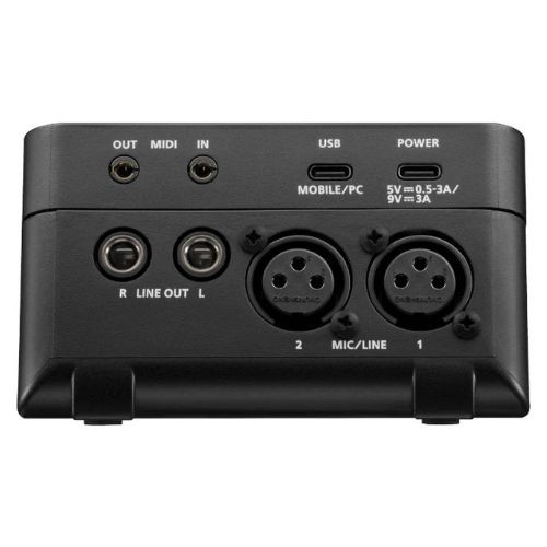 Roland go Studio Interface e Mixer de áudio Usb-c 24-bit/192khz 12 Canais 