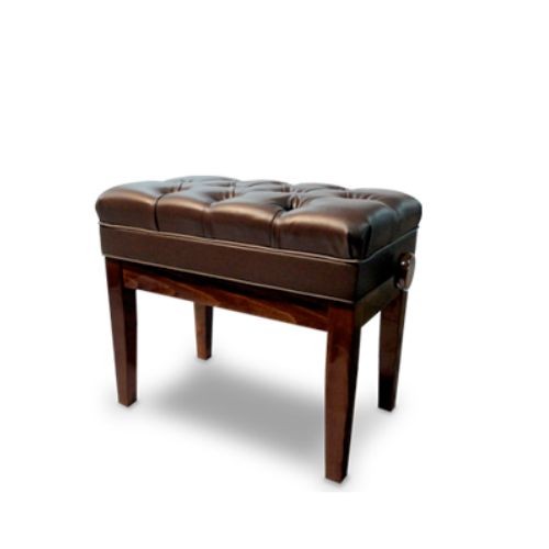 Banco Banqueta Piano Fritz Dobbert Fd311 Imbuia Com Porta-partitura e Regulagem 
