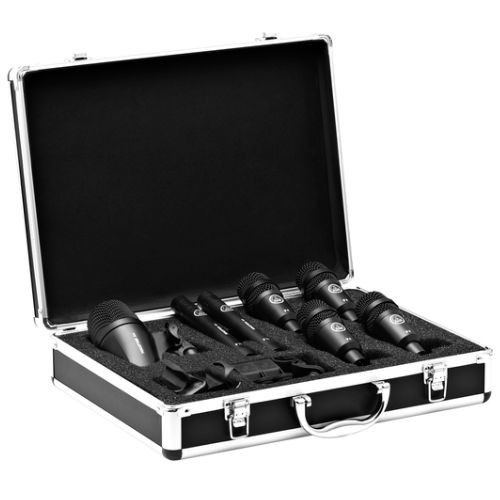 Kit Akg Drum Set Session i 7 Microfones p2 p4 P17 Com Case 