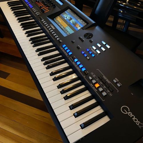 Teclado Yamaha Genos2 Workstation Arranjador 76 Teclas Fsx Com Aftertouch 