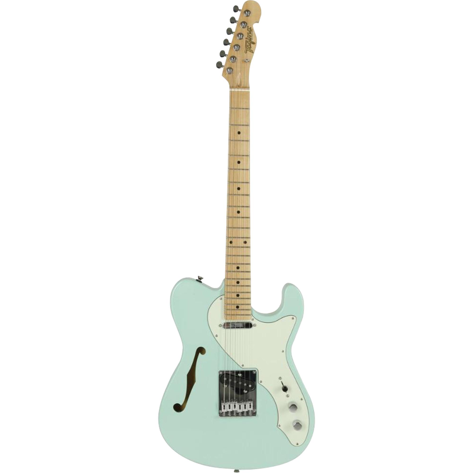 Guitarra Tele Semiacústica T-484 Brasil Verde Pastel Tagima 