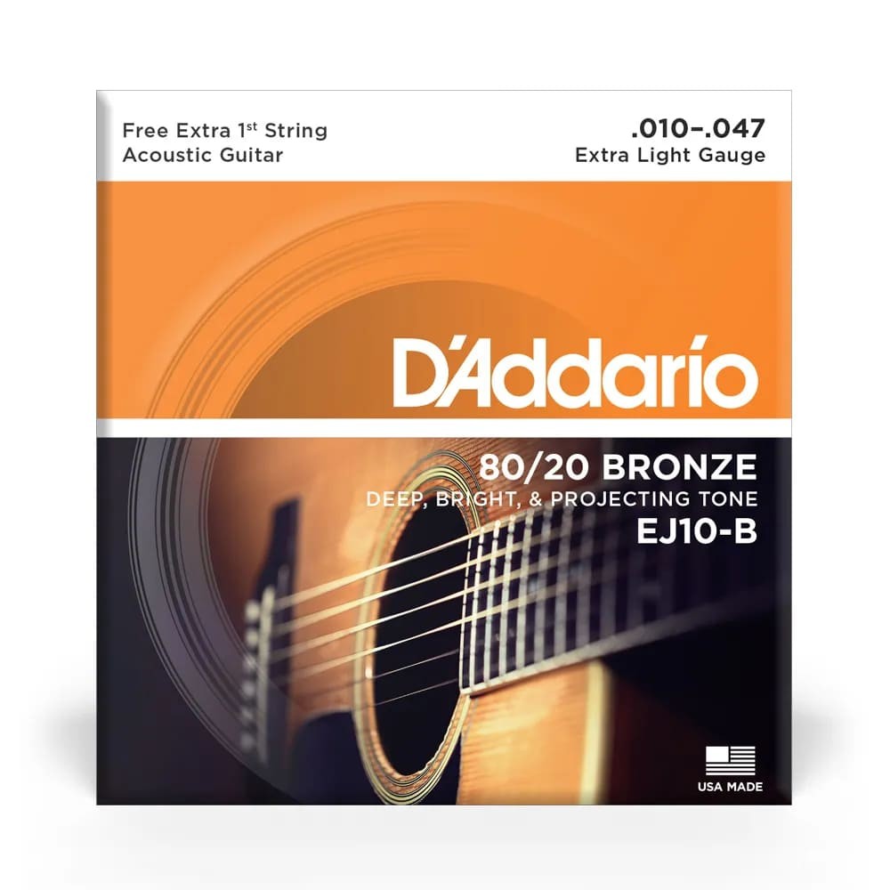 Encordoamento D'addario Violao 010 - Ej10b 