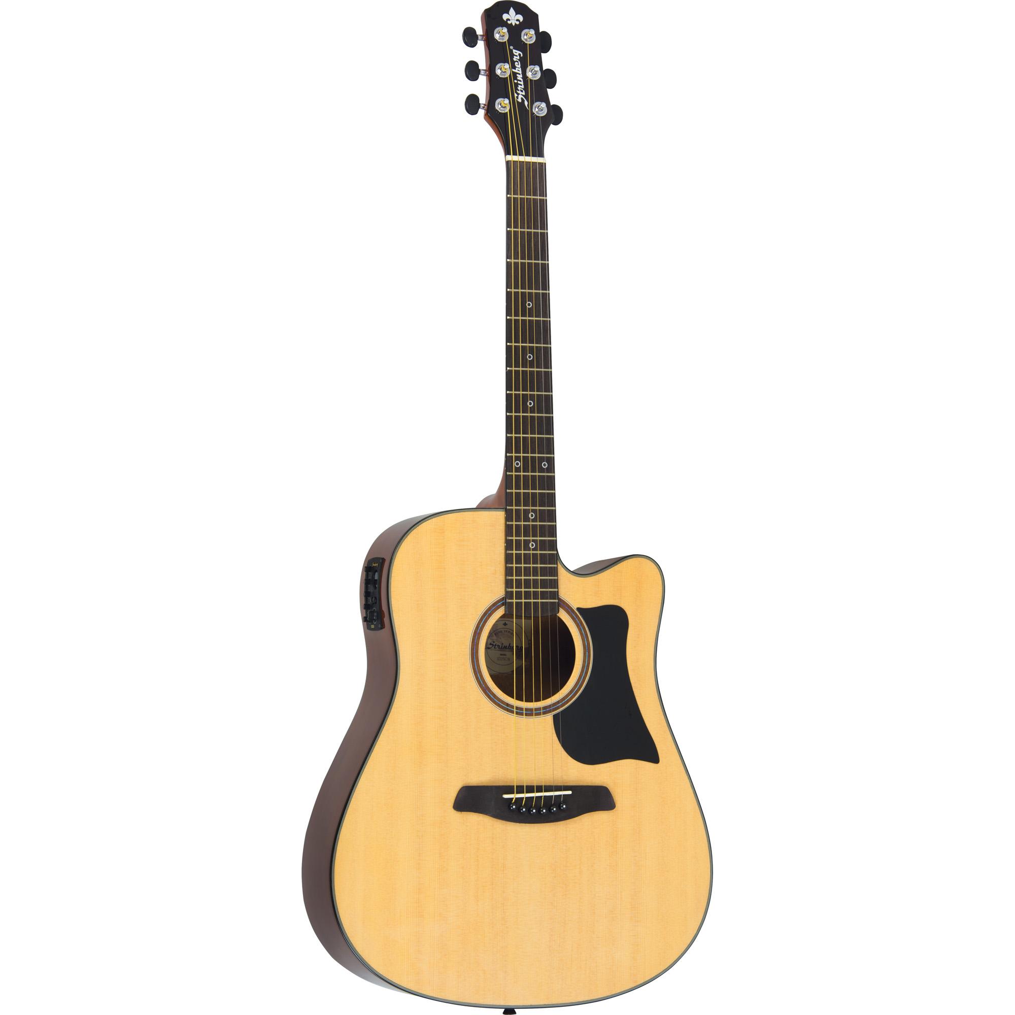 Violão Eletroacústicoaço Sd25c Natural Strinberg 