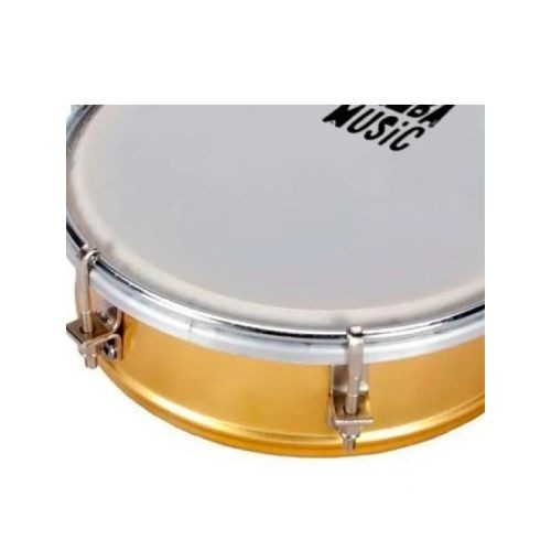 Tamborim Alumínio 6" Samba Music 55mm Ouro Tba-55-gd 