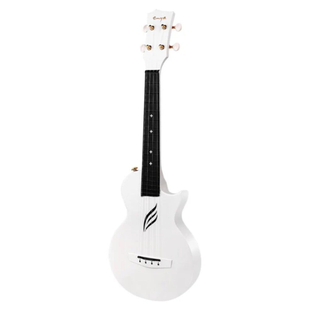 Ukulele Seizi Nova u Concert – Fibra de Carbono White 