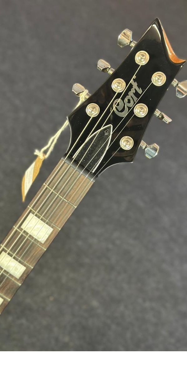 Guitarra Les Paul Cort M600 Trans Black Burst hh Com Locking Tuners 