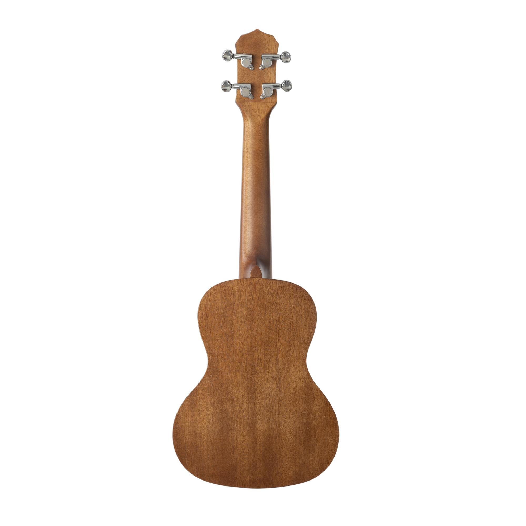 Ukulele Concert 21 Guarani Series c/ Capa Kal200 Tabaco Kalani 