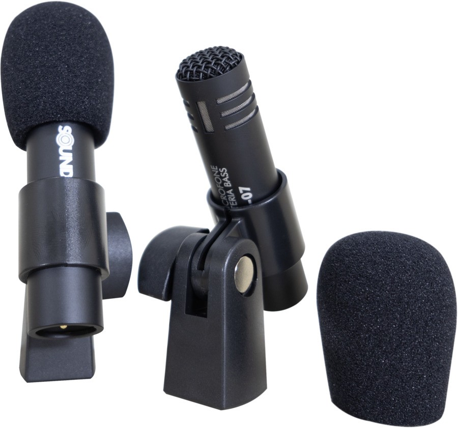 Kit Microfones Soundvoice Para Bateria e Baixo Bass Kb-07 