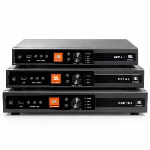 Amplificador Jbl Dee 8.2 240w Rms Bluetooth 2 Canais Para Som Ambiente 
