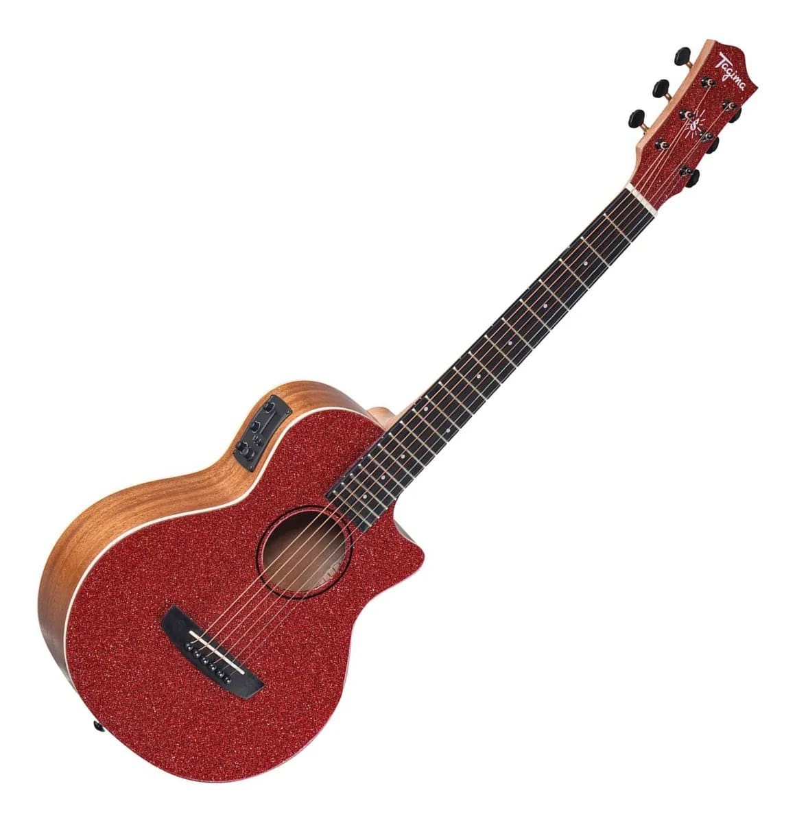 Violao Artistic Cutaway eq Aço All Sapele Safir Cor Red Sparkle 