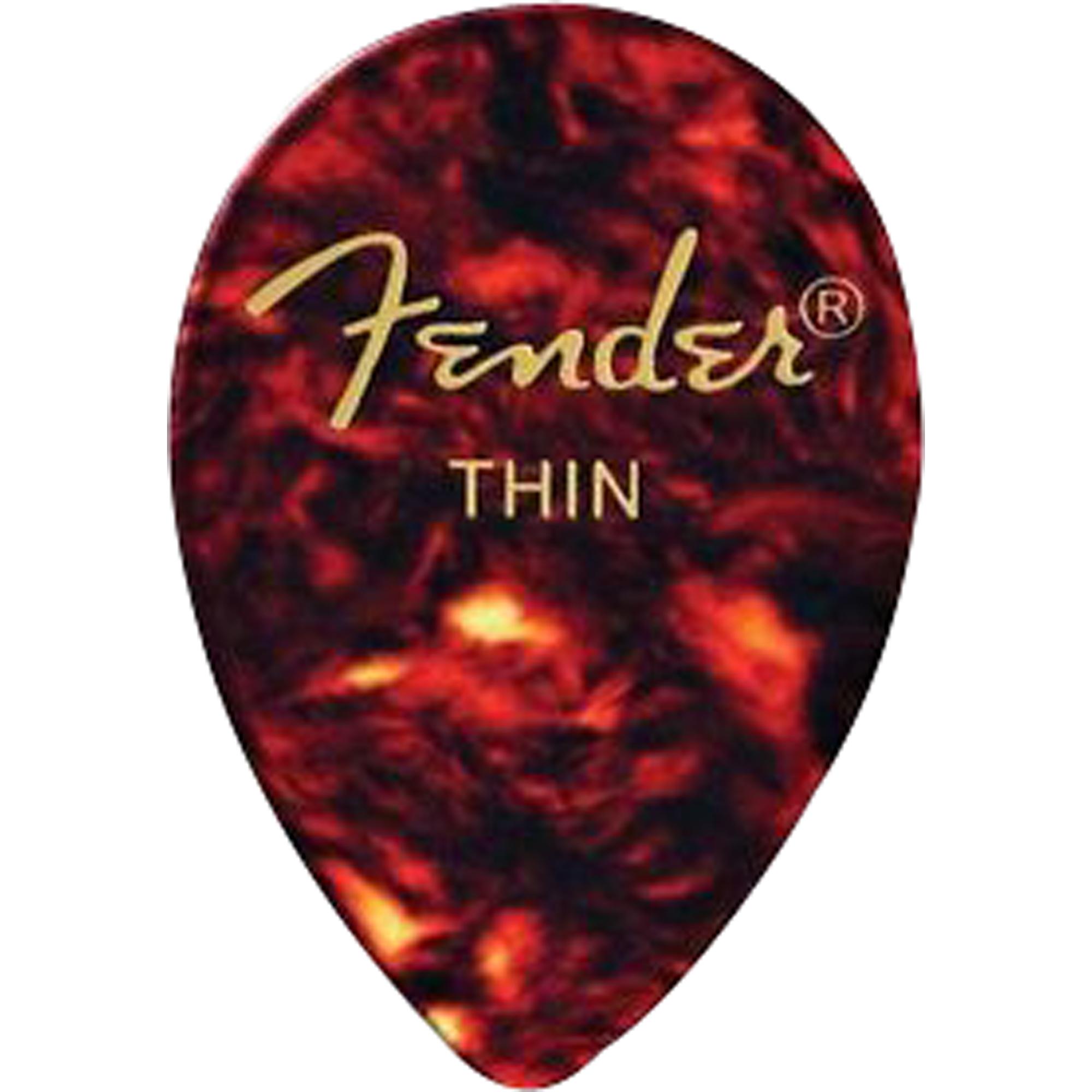 Palheta Shape Classic 358 Thin Tortoise Shell Fender (c/ 12unid.) 