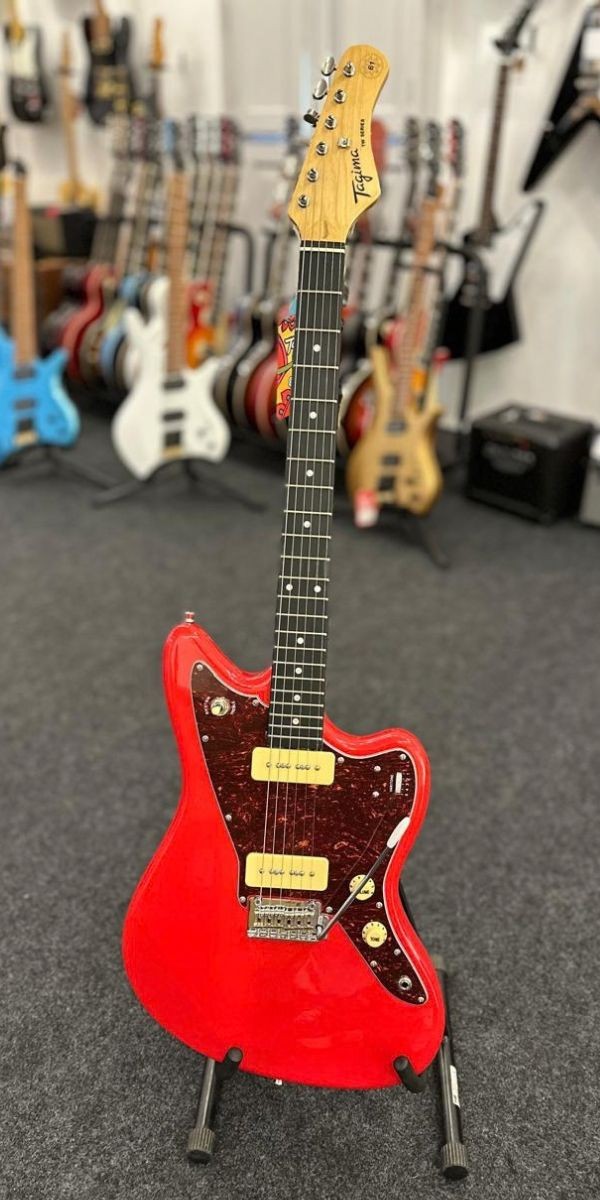 Guitarra Tagima Custom 2p90 Escala Escura Escudo tt Tw-61 Fiesta Red 