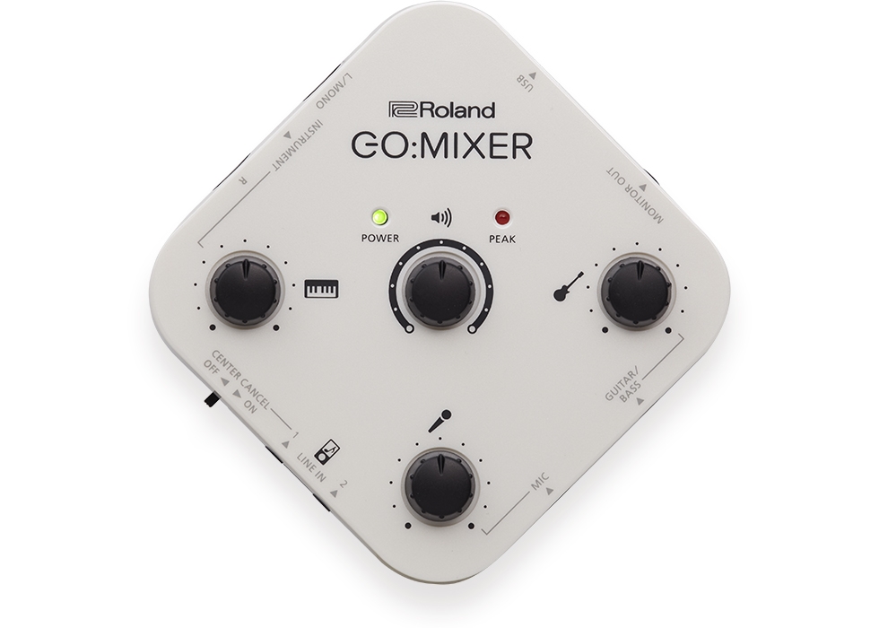 Interface Mixer Roland Go:mixer Para Smartphone 