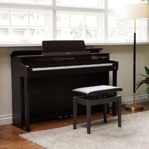 Piano Digital Casio Celviano Ap-550bn 88 Teclas Marrom Com Banco Bluetooth e 3 Pedais 