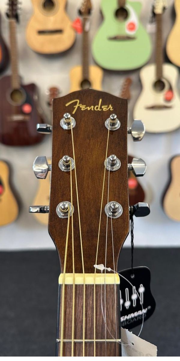 Violão Fender Cd-60sce Dreadnought Natural Eletroacústico Aço Com Fishman 