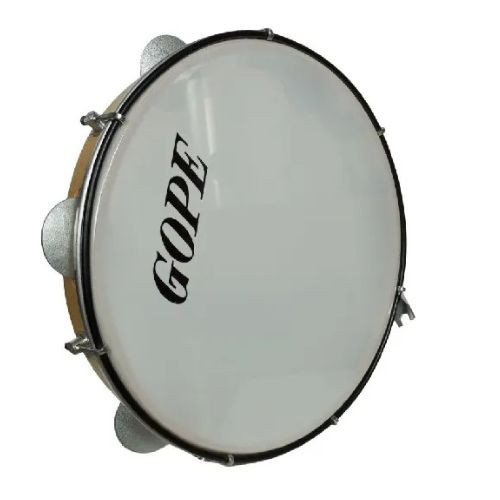 Pandeiro Gope Iniciante 10” Madeira Com Pele Nylon 631pe 