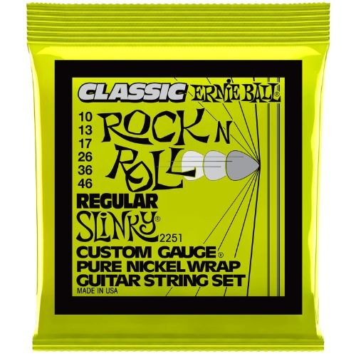Encordoamento Guitarra Ernie Ball 010 Regular Slinky rk P02251 
