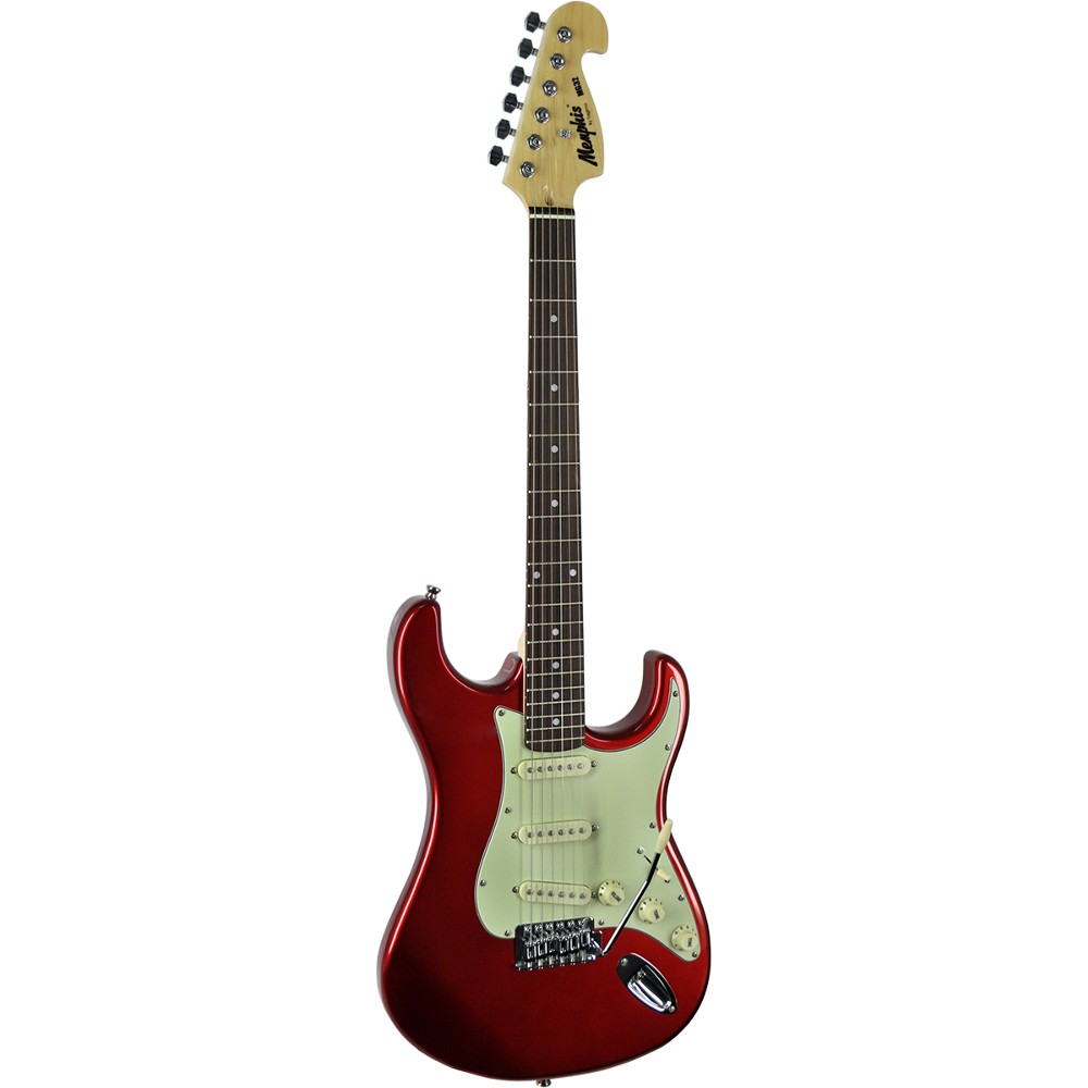 Guitarra Memphis Mg32 Strato Vermelha Metalica 