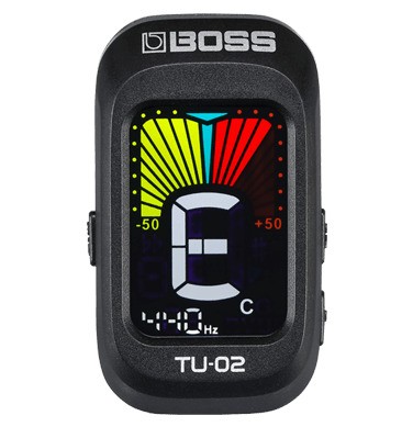 Afinador Boss Tu-02 Roland de Clipe Cromático Para Violão Guitarra Baixo Ukulele 