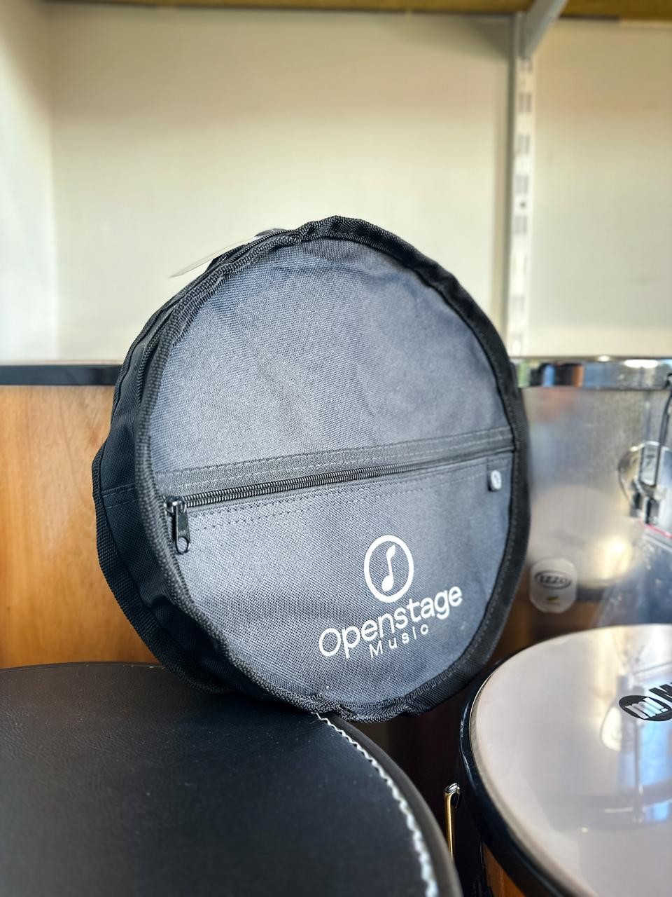 Bag Pandeiro 10" Openstage Jpg Simples Preta 