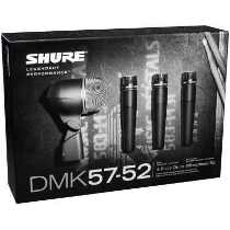 Kit Shure de Microfones Para Bateria Dmk 57-52   