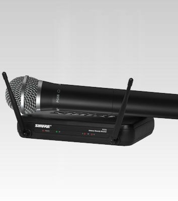 Microfone S/fio Bastão Shure Svx24br0 - Pg58 