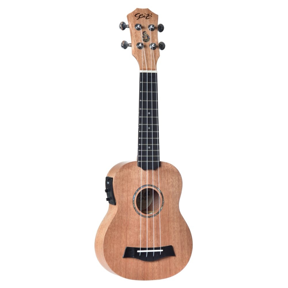 Ukulele Seizi Bali Soprano Elétrico Okume 