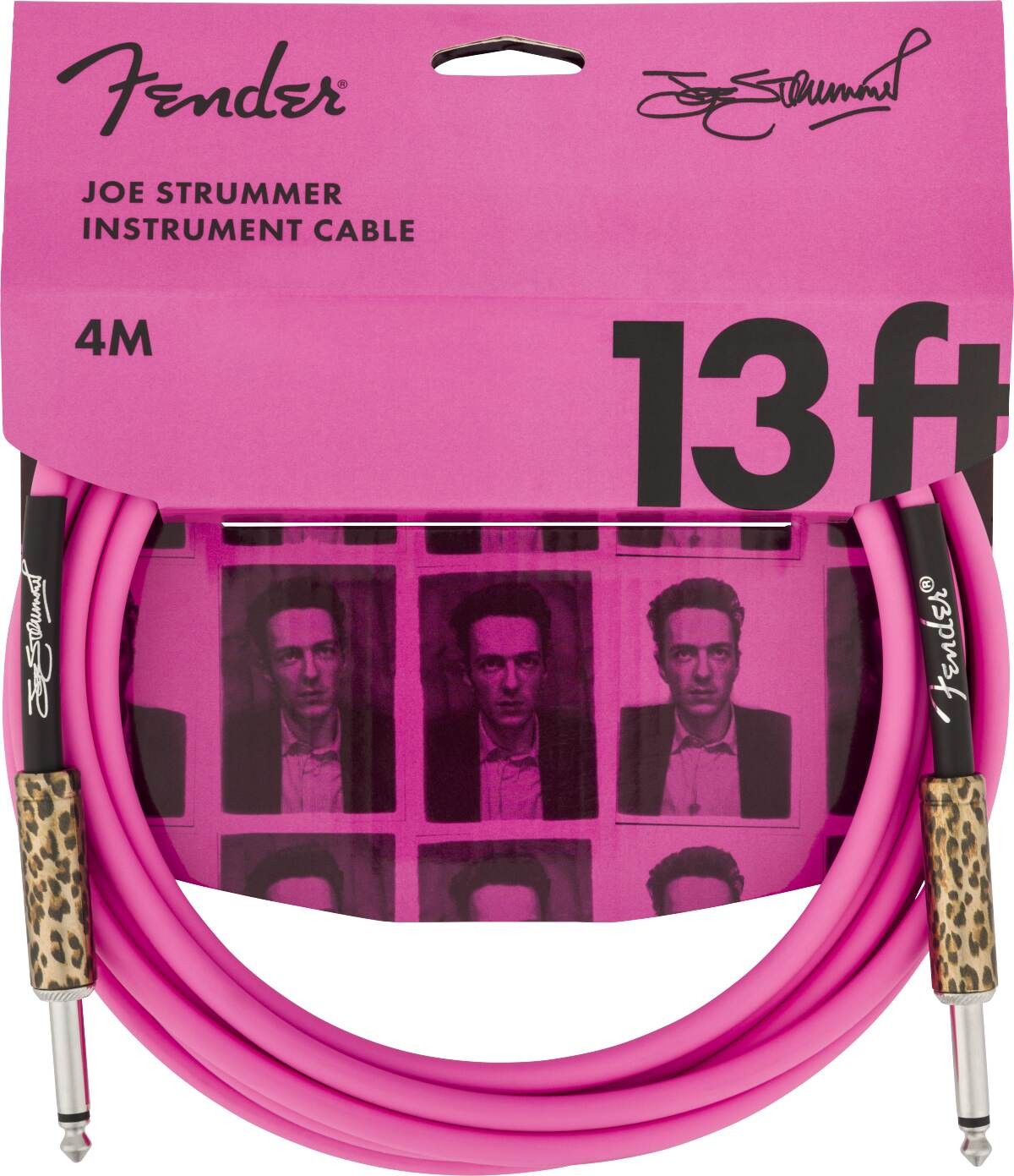 Cabo de Instrumento Fender Joe Strummer de 4m Pink Leopard 