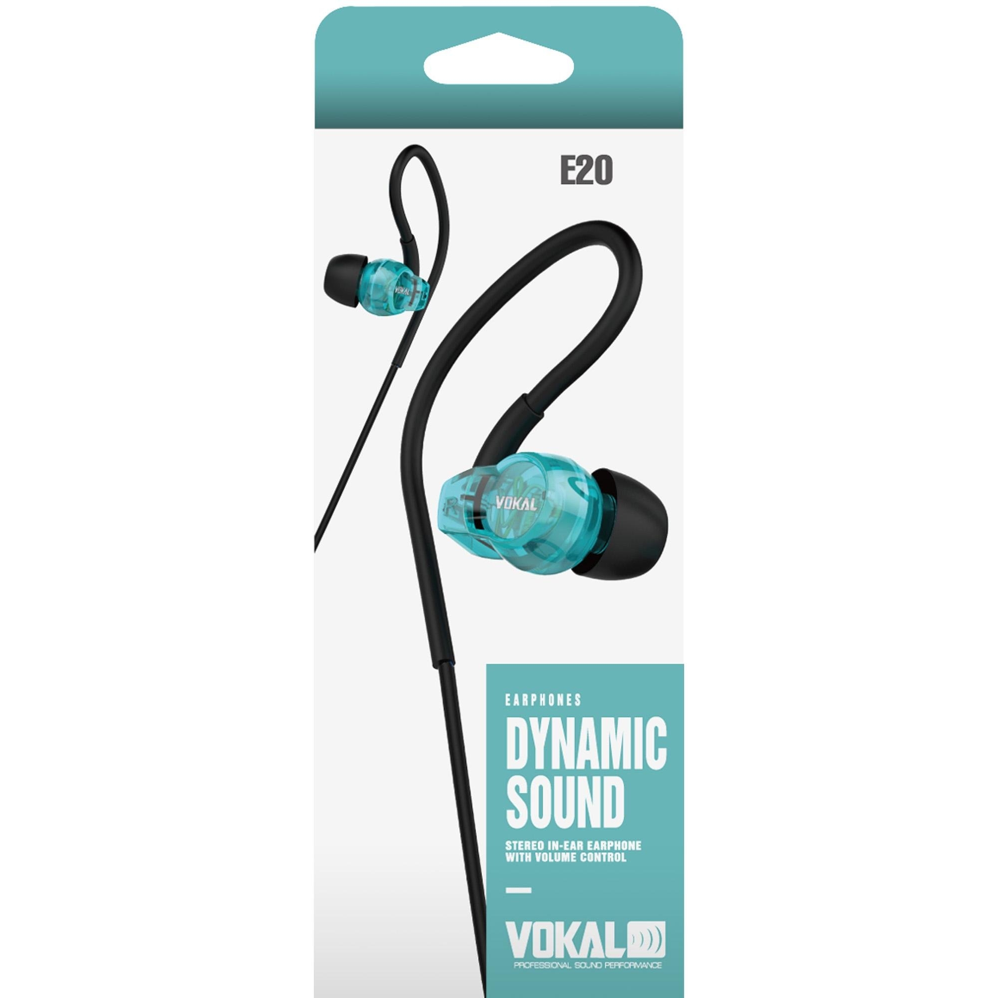 Fone de Ouvido In-ear Vokal E20 Azul 