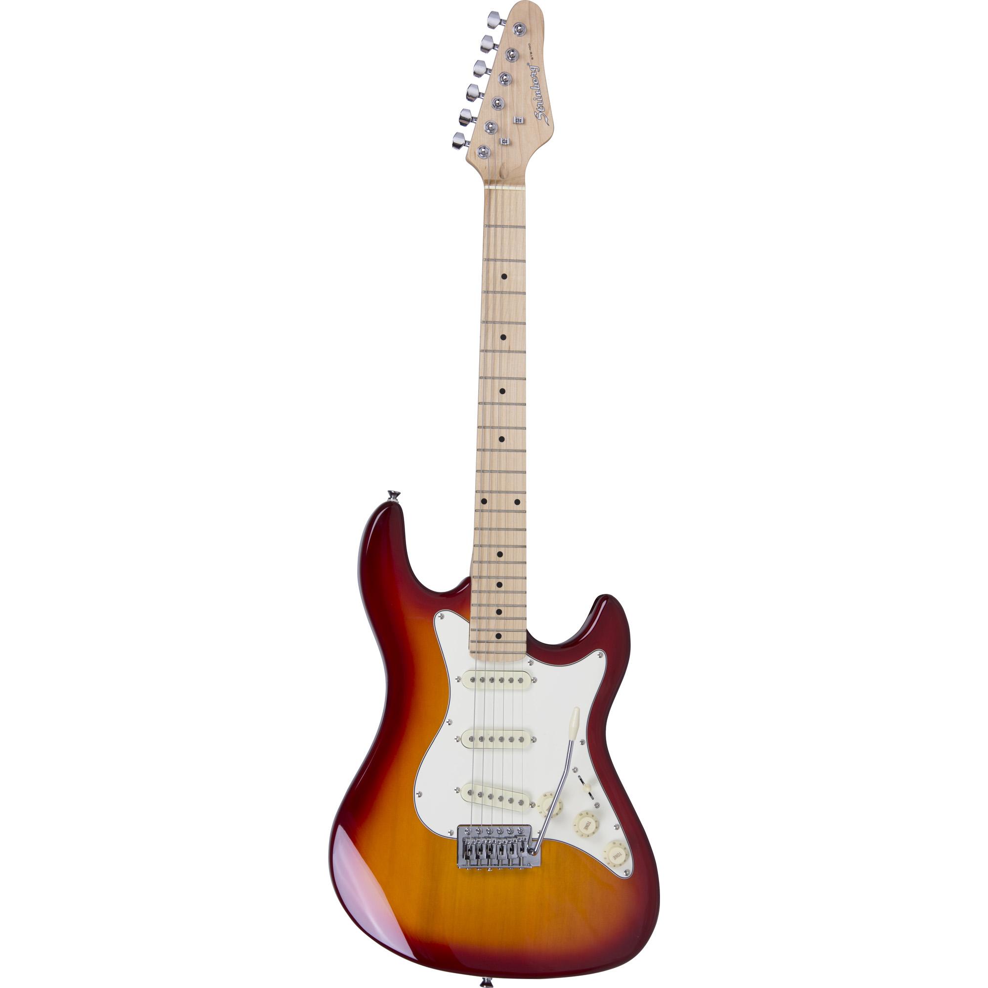 Guitarra Strato Sts-100 Redburst Strinberg 